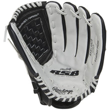 Load image into Gallery viewer, Rawlings Baseball and Softball Fielding Gloves Rawlings RSB Series 13" Infield/Outfield Slo-pitch Softball (2026) Adult RSB130GB Black/Gray Left-hand throw
