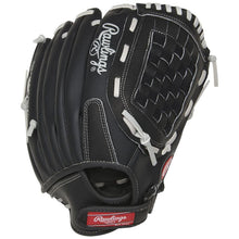 Load image into Gallery viewer, Rawlings Baseball and Softball Fielding Gloves Rawlings RSB Series 13" Infield/Outfield Slo-pitch Softball (2026) Adult RSB130GB Black/Gray Right-hand throw Left-hand throw

