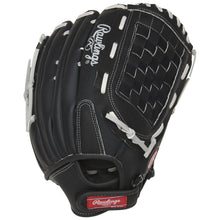 Load image into Gallery viewer, Rawlings Baseball and Softball Fielding Gloves Rawlings RSB Series 14" Outfield Slo-pitch Softball (2026) Adult RSB140GB Black/Gray Right-hand throw Left-hand throw
