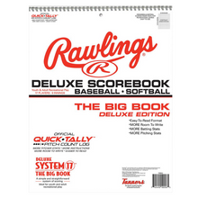 Load image into Gallery viewer, Rawlings System-17 Deluxe Scorebook front showing cover
