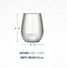 Load image into Gallery viewer, Yeti Wine Rambler 10oz With Magslider Lid
