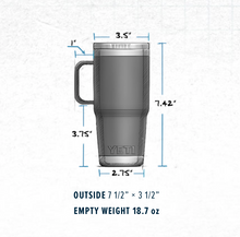 Load image into Gallery viewer, YETI Rambler 20oz Travel Mug w/ Stronghold Lid
