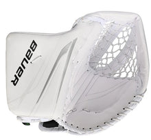 Load image into Gallery viewer, palm view white Bauer S23 Hyperlite2 Ice Hockey Goal Catcher - Senior
