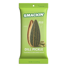 Load image into Gallery viewer, Smackin Snacks Smackin Flavoured Sunflower Seeds Pack Dill Pickle
