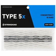 Load image into Gallery viewer, StringKing Lacrosse Accessories StringKing Type 5X Semi-Hard Lacrosse Mesh White Black
