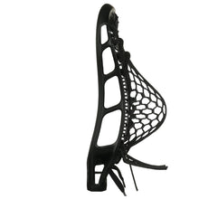 Load image into Gallery viewer, StringKing Lacrosse Heads StringKing Mark 2A Offense Strung Lacrosse Head Black Side View
