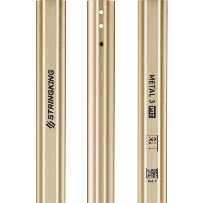 StringKing Lacrosse Shafts StringKing Metal 3 Pro Defense Lacrosse Shaft Nickel 360