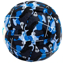 Load image into Gallery viewer, Swax Lax Lacrosse Training Ball Swax Lax Soft Weighted, Blue Camo Sticks design
