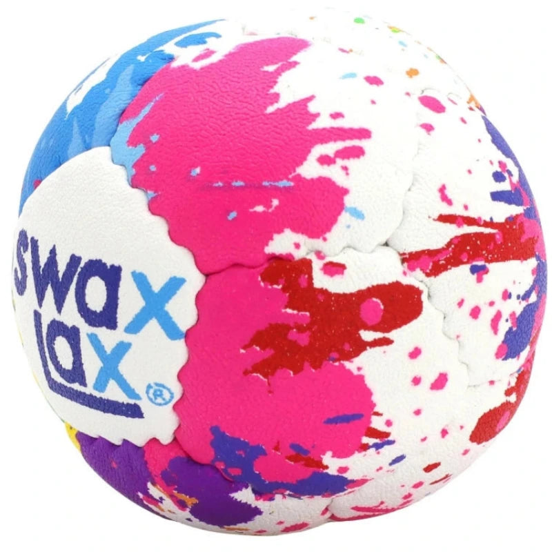 Swax Lax Lacrosse Training Ball Swax Lax Soft Weighted, Splatter design