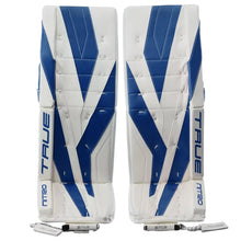 Load image into Gallery viewer, TRUE Hockey Protective Gear TRUE Catalyst NITRO Goalie Leg Pads Senior 2026 White Royal
