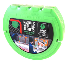 Load image into Gallery viewer, Top Shelf Hockey Training Top Shelf 6 inch Green Magnetic Targets 4 Pack
