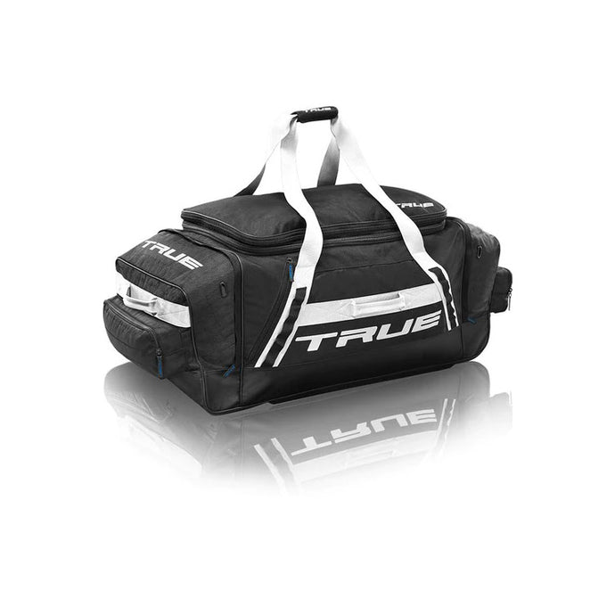 full view black and white True S21 Elite Ice Hockey Equipment Carry Bag