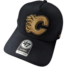 Load image into Gallery viewer, &#39;47 Brand NHL Deluxe 47 Sure Shot MVP DT Snapback Hat - Calgary Flames
