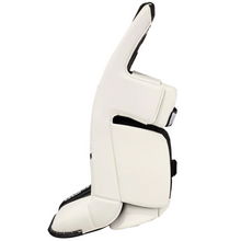 Load image into Gallery viewer, CCM Goalie Leg Pads CCM Axis 2.9 Source Exclusive Senior White/White/Black/Black 2022 side of right pad facing left
