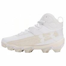 Load image into Gallery viewer, Under Armour Baseball Cleats Under Armour Harper 10 RM Baseball Cleats Junior White Stone 6000725
