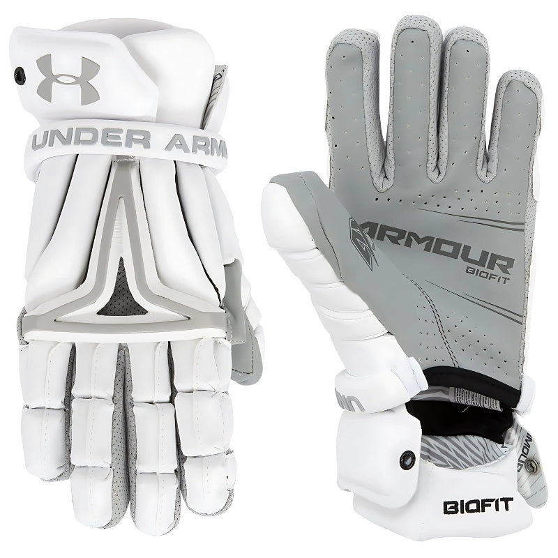 Under Armour Lacrosse Gloves Under Armour Biofit 2 Lacrosse Gloves White