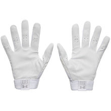 Load image into Gallery viewer, Under Armour (UA) Baseball Batting Gloves Under Armour Clean Up Men's White/Metallic Silver 6000253
