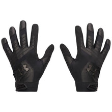 Load image into Gallery viewer, Under Armour (UA) Baseball Batting Gloves Under Armour (UA) Clean Up Men's Black/Metallic Black 6000253
