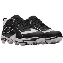 Load image into Gallery viewer, Under Armour (UA) Baseball Cleats Under Armour (UA) Leadoff Icon Low RM (2026) Adult Black/White/Black Lightweight EVA midsole 6010138
