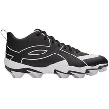 Load image into Gallery viewer, Under Armour (UA) Baseball Cleats Under Armour (UA) Leadoff Icon Mid RM (2026) Adult Black/Anthracite sizes 7-12 6010137

