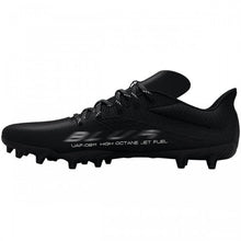 Load image into Gallery viewer, Under Armour UA Lacrosse Cleats Under Armour UA Blur Select MC Men&#39;s Adult Black side pointing left
