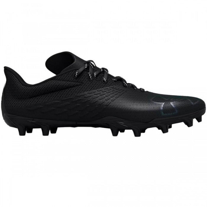 Under Armour UA Lacrosse Cleats Under Armour UA Blur Select MC Men's Adult Black side pointing right