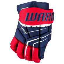 Load image into Gallery viewer, Warrior Hockey Protective Gear Warrior Covert Krypto Pro Hockey Gloves Junior 2026 Navy Red
