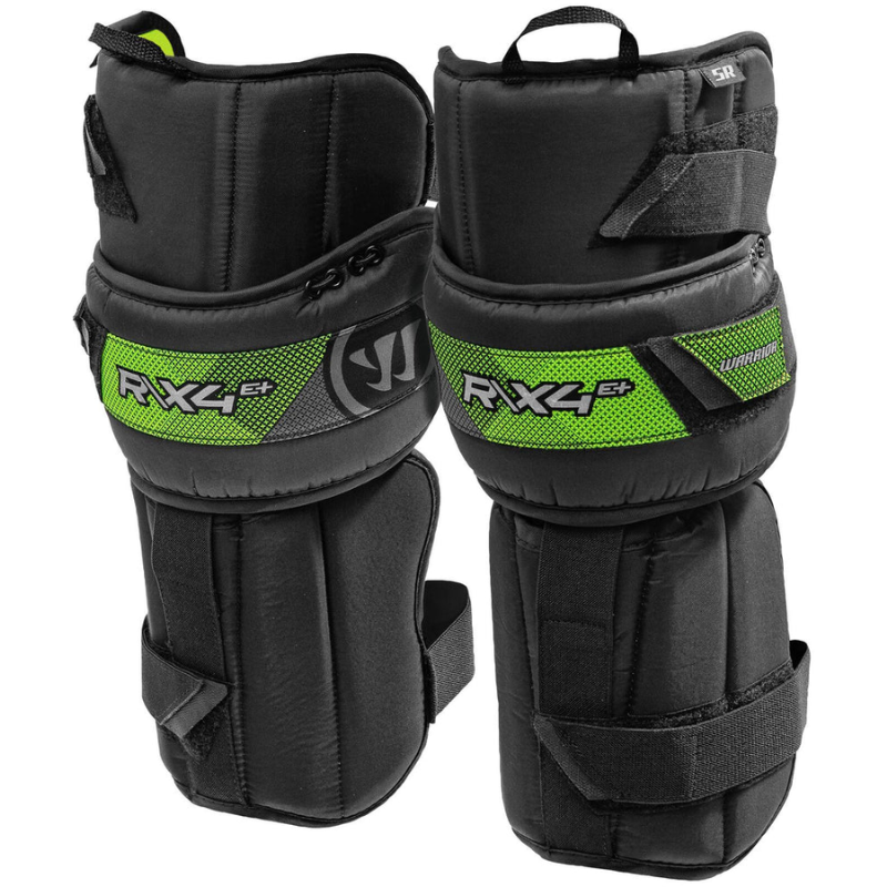 Warrior Hockey Protective Gear Warrior Ritual X4 E+ Goalie Knee Pads Senior 2023