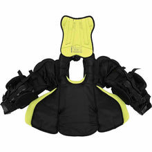 Load image into Gallery viewer, Warrior Ice Hockey Goalie Chest and Arm Protectors Warrior S23 Ritual X4 E Youth Black padding
