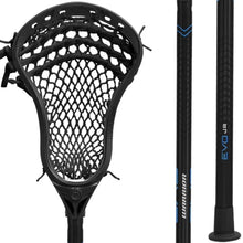 Load image into Gallery viewer, Warrior Lacrosse Sticks Warrior Evo JR Complete Lacrosse Stick Black 2026

