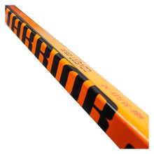 Load image into Gallery viewer, up close shaft view orange Warrior S22 Covert QR5 50 Ice Hockey Stick
