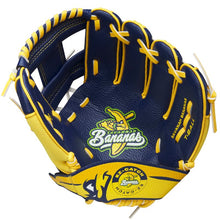 Load image into Gallery viewer, Wilson Baseball Gloves Wilson A200 Savannah Bananas 10" T-Ball (2026) Youth Banana YellowithNavy WBW10135910 RHT Right-hand throw
