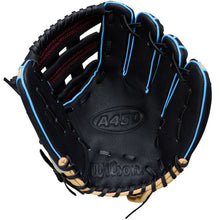 Load image into Gallery viewer, Wilson Baseball Gloves Wilson A450 11" Infield (2026) Youth Black/Blonde WBW10397811 RHT Right-hand throw
