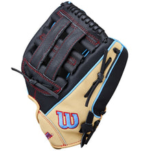 Load image into Gallery viewer, Wilson Baseball Gloves Wilson A450 11" Infield (2026) Youth Black/Blonde WBW10397911 LHT Left-hand throw
