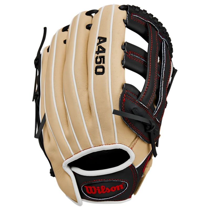 Wilson Baseball Gloves Wilson A450 11.5 inch Outfield Baseball Glove Youth 2024 WBW10147612