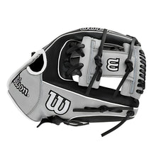 Load image into Gallery viewer, Wilson Baseball Gloves Wilson A700 11.5 inch Baseball Glove Youth Black Silver White
