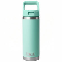 Load image into Gallery viewer, YETI Drinkware YETI Rambler 18 oz Straw Water Bottle Seafoam
