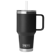 Load image into Gallery viewer, YETI Drinkware YETI Rambler 1L Mug with Straw Lid Black
