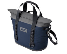 Load image into Gallery viewer, Front view navy Yeti Hopper M30 Cooler 2.0
