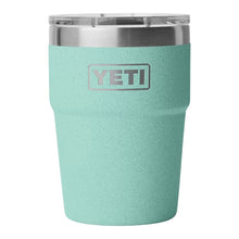 Load image into Gallery viewer, Yeti Drinkware Yeti Rambler 16oz Stackable Cup with Magslider Lid Sea Stone
