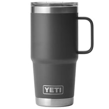Load image into Gallery viewer, Yeti Drinkware Yeti Rambler 20oz Travel Mug with StrongHold Lid Charcoal
