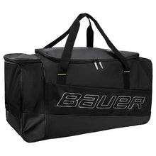 Load image into Gallery viewer, Picture of the black Bauer Premium Ice Hockey Equipment Wheeled Bag (Junior)
