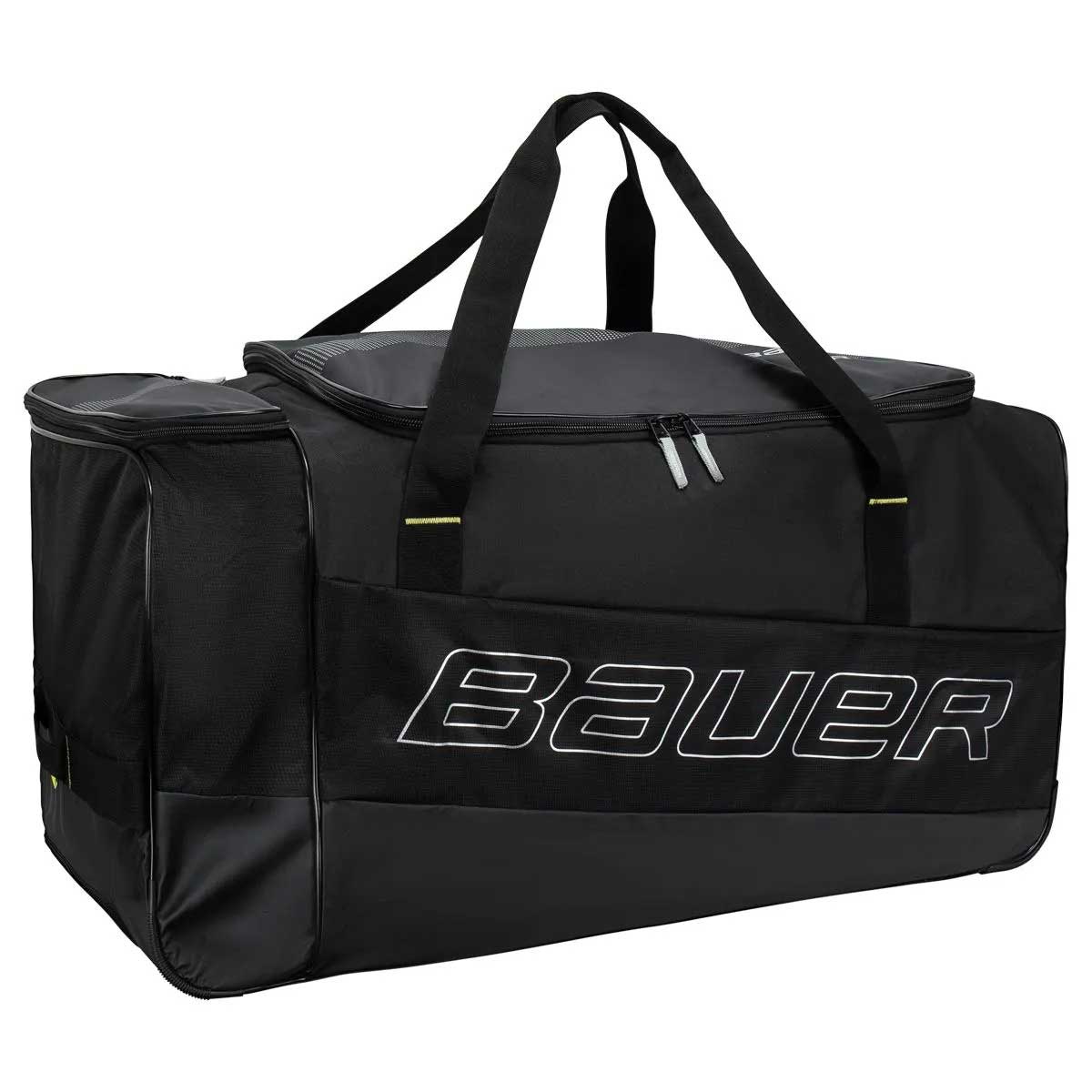 Picture of the black Bauer Premium Ice Hockey Equipment Wheeled Bag (Junior)