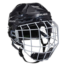 Load image into Gallery viewer, Picture of the black Bauer Re-Akt 85 Combo Ice Hockey Helmet
