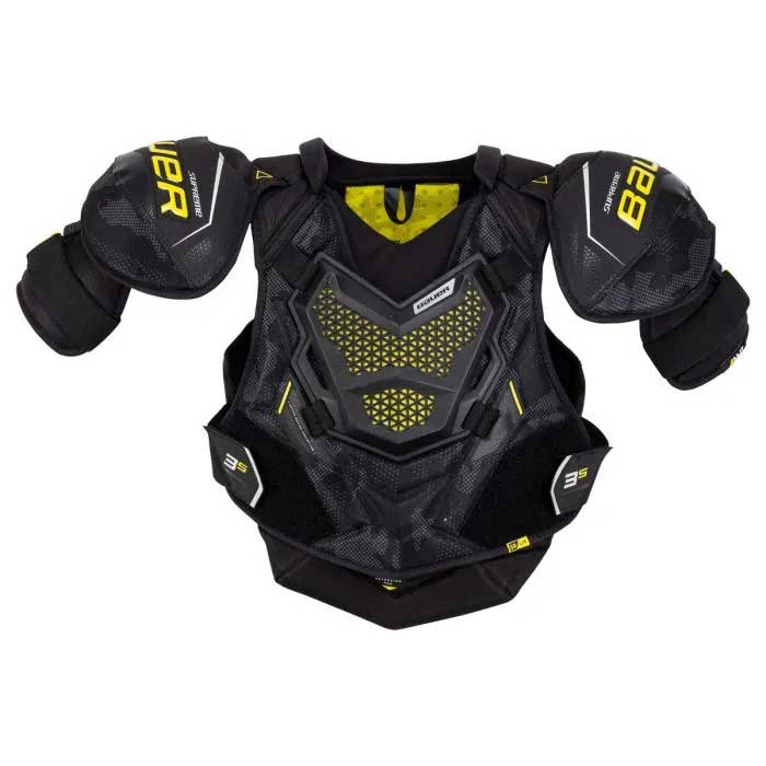 Front view of the Bauer S21 Supreme 3S Ice Hockey Shoulder Pads (Intermediate)