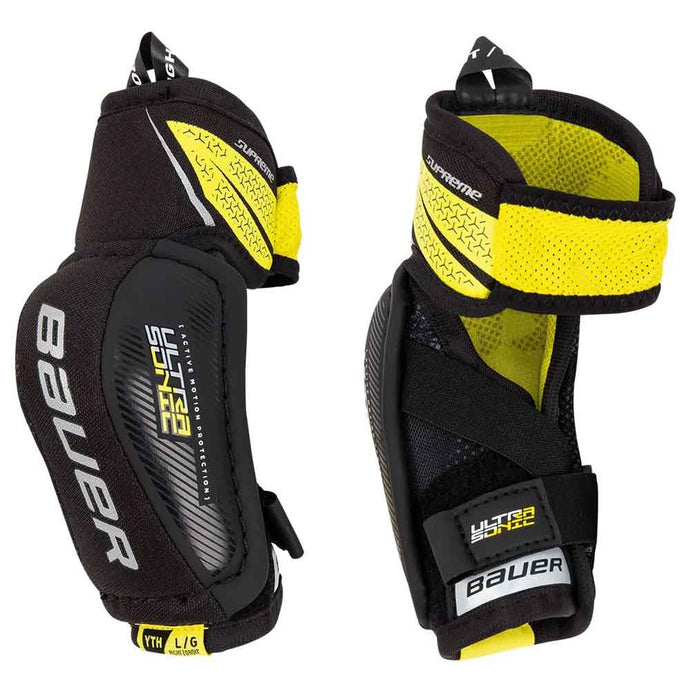 Full picture of the Bauer S21 Supreme Ultrasonic Ice Hockey Elbow Pads (Youth)