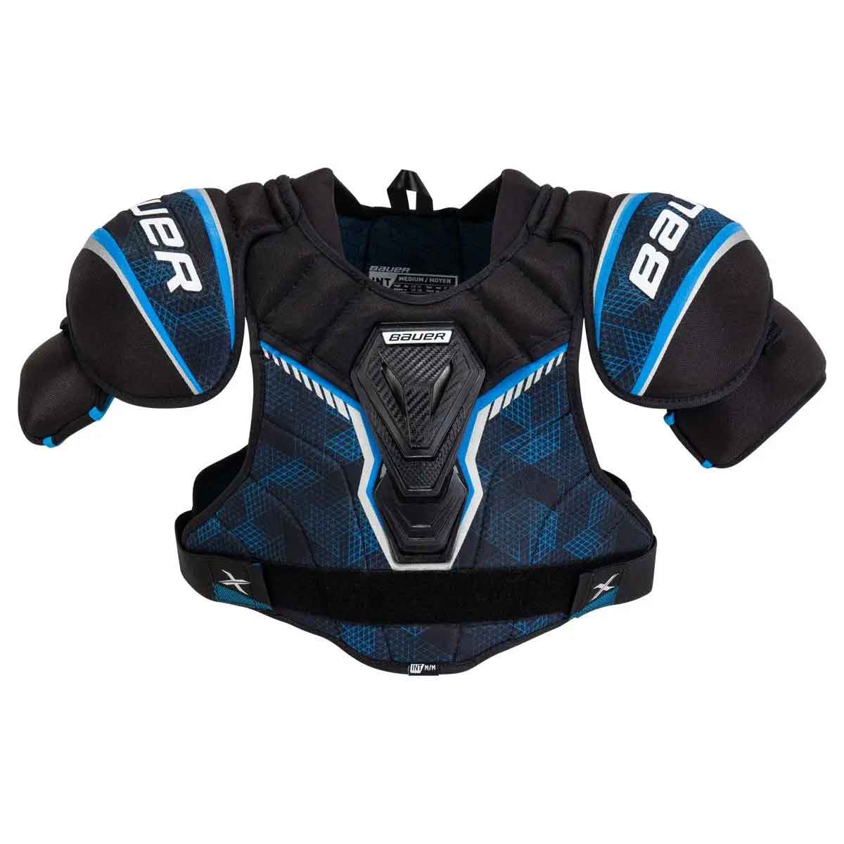 picture of front Bauer S21 X Ice Hockey Shoulder Pads (Intermediate)