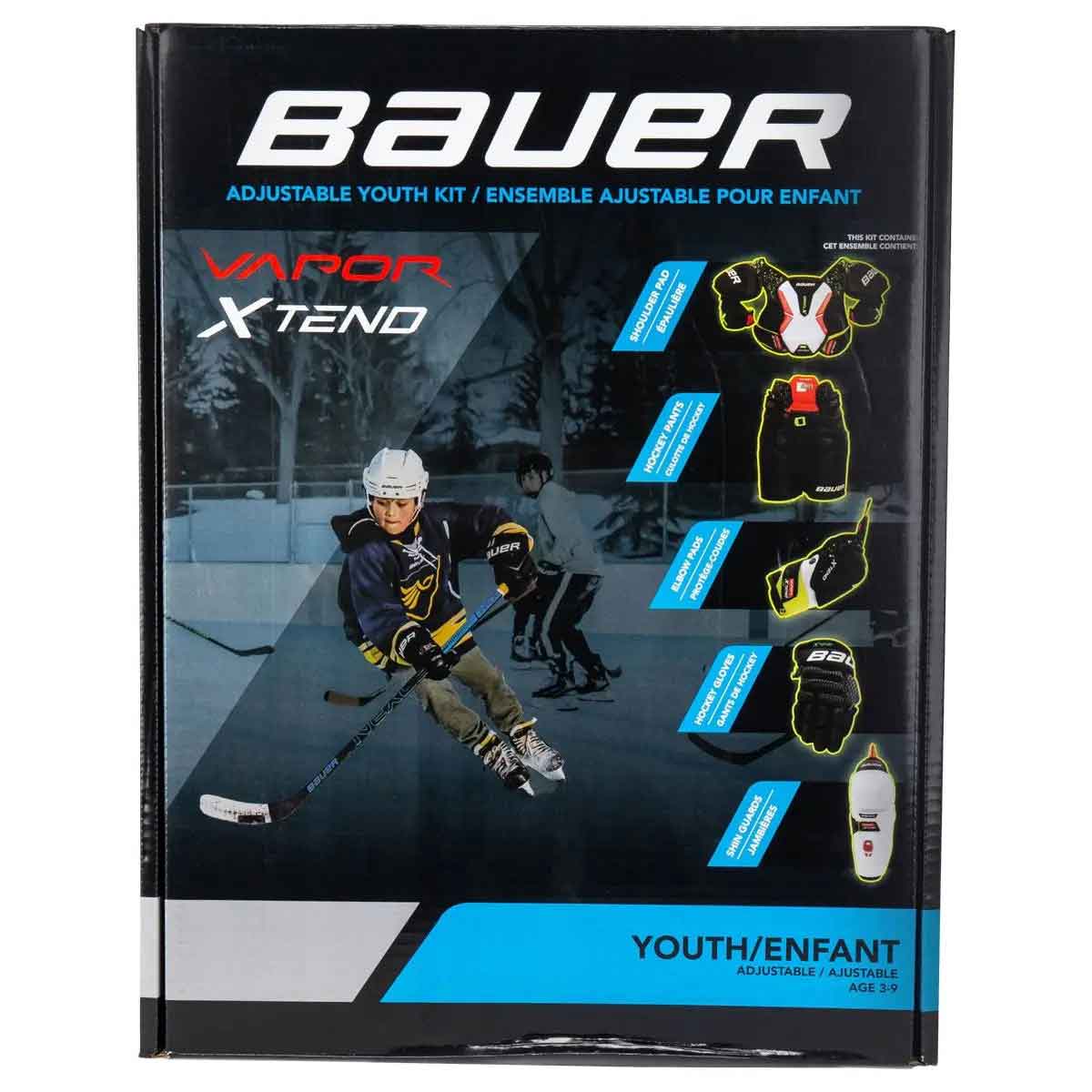 picture of box front Bauer S22 Vapor Xtend Ice Hockey Starter Kit (Youth)