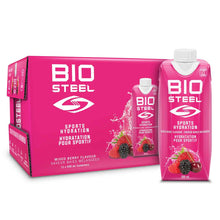 Load image into Gallery viewer, Picture of BioSteel Ready-to-Drink (RTD) Sports Drink 500ml Tetra Pak mixed berry
