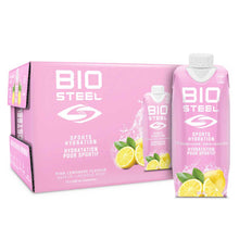 Load image into Gallery viewer, Picture of BioSteel Ready-to-Drink (RTD) Sports Drink 500ml Tetra Pak pink lemonade
